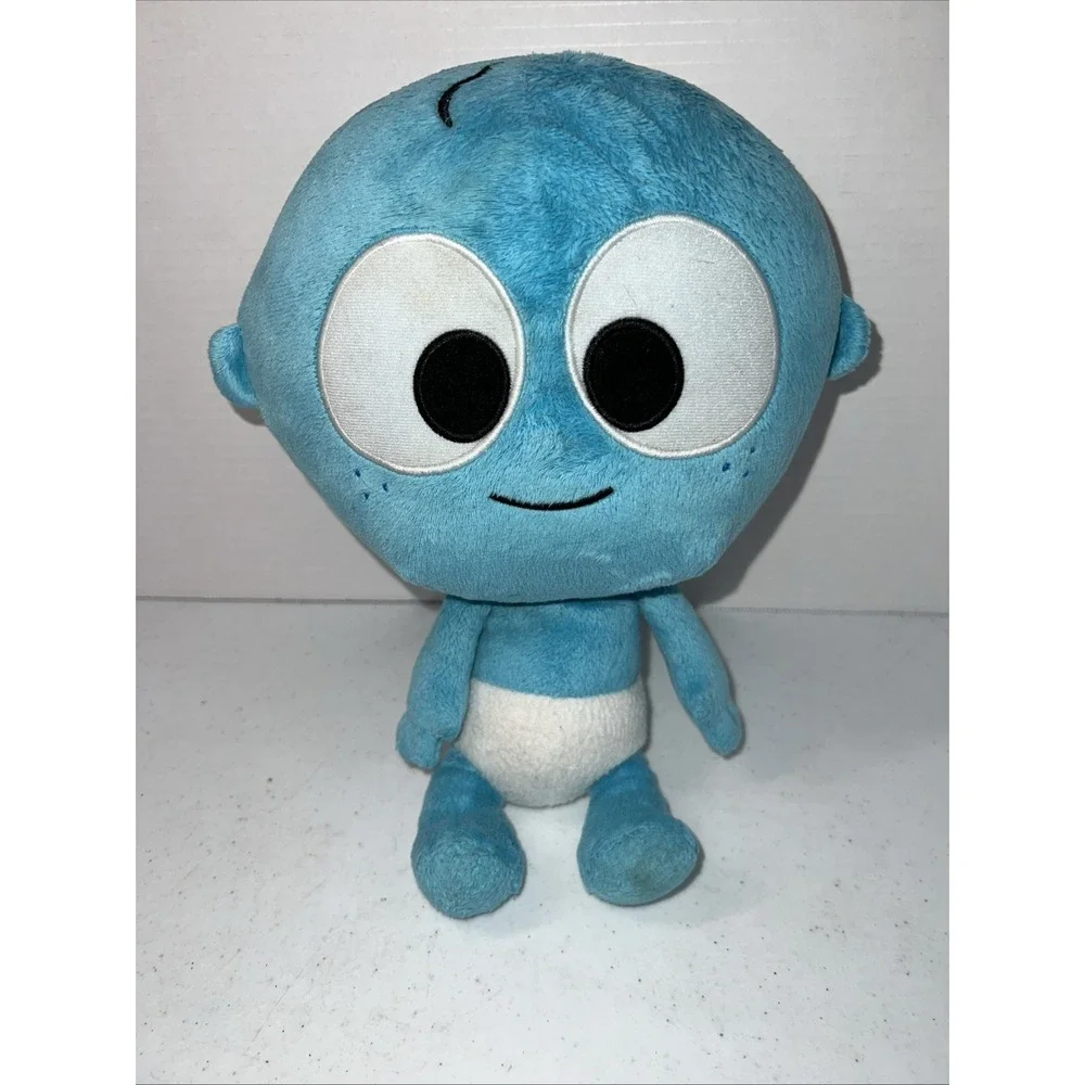 Baby First TV Rare Goo Goo Blue Babyfirst Giggle Interactive Plush Works!